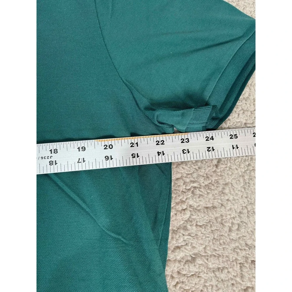 BOSS Hugo Boss Firenze 42 Polo Shirt Mens XXL Green Regular Fit Pima Cotton